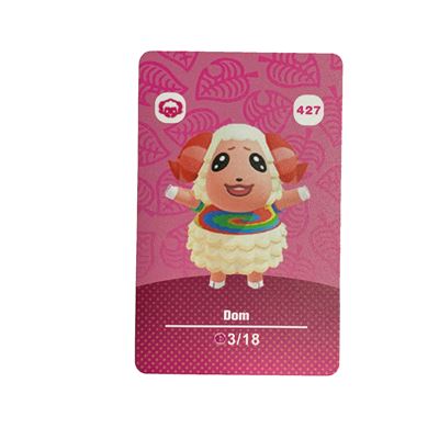 Amiibo Standard Carte pour Animal Crossing Séries 5 HAOBUY pour Nintendo Switch - NO.427 (8.6*5.4cm)