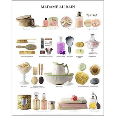 Affiche 24x30 cm Madame au bain / The bath / Das Bad