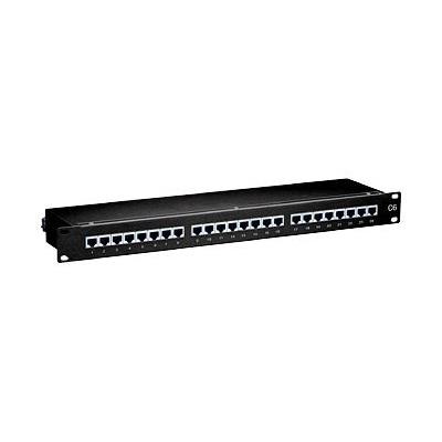 equip - Tableau de connexions - CAT 6e - STP - noir - 1U - 19\