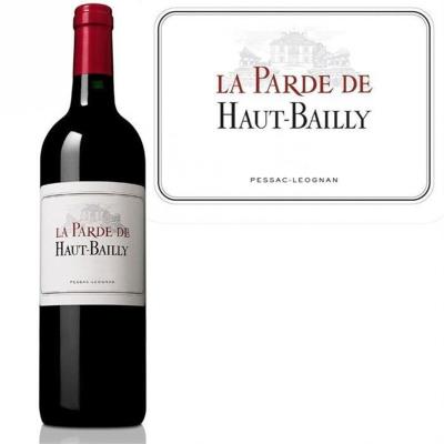 La parde de haut bailly pessac léognan 2012 vin rouge
