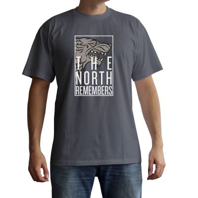 ABYstyle - Game of Thrones - T-Shirt - The North Remembers - Gris - Homme (L)