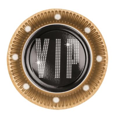 Lot de 6 assiettes VIP