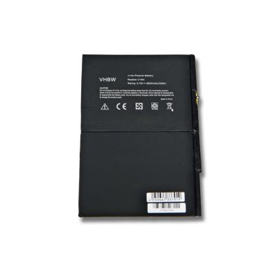 Batterie vhbw 8820mAh (3.73V)pour Netbook Pad Tablet Apple A1474, A1475, iPad 5, iPad Air, iPad Mini Air, MD785LL/A, MD786LL/A comme 6712-6700, A1484.