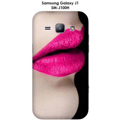 Coque Samsung Galaxy J1 - SM-J100H Rouge à lèvres Rose Intense