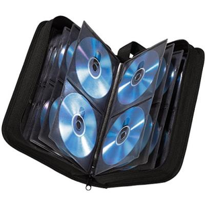 Hama CD Wallet Nylon Black Holds 120