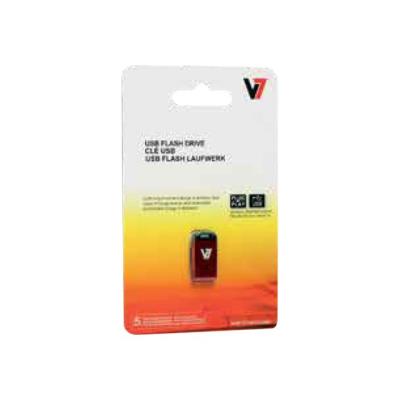 V7 VU232GCR-RED-2E - USB-flashstation - 32 GB