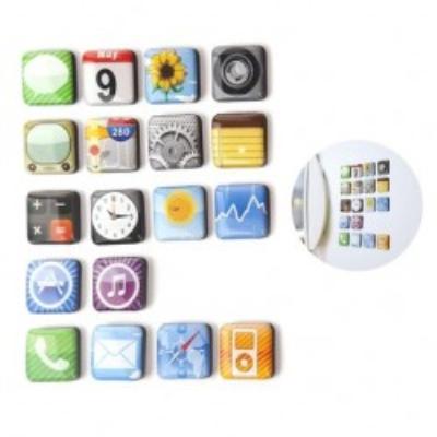 Magnets Iphone assortis 18 piÃ¨ces