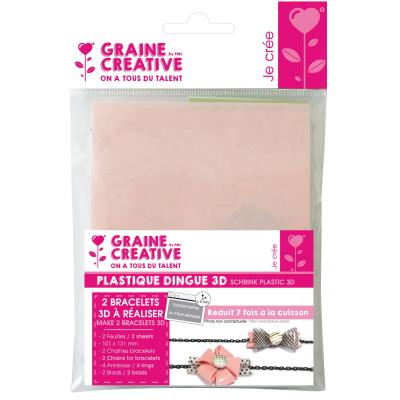 Kit Plastique Dingue - 2 bracelets 3D : Fleur - Plastique dingue