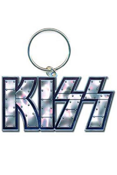 Kiss porte-clés métal Logo