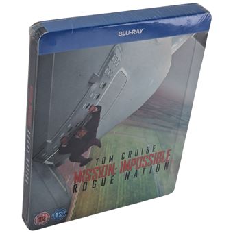 Mission Impossible Rogue Nation Blu-ray SteelBook Tom Cruise Zavvi ...