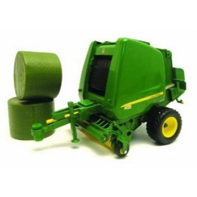 Big farm - 42710 - véhicule miniature - presse à balles rondes john deere 854
