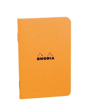 Carnet Rhodia Classic Orange, 7,5x12, 5/5, 48 pages