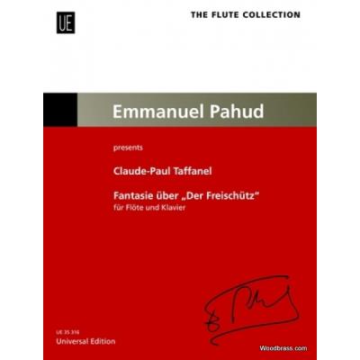 Partitions classique UNIVERSAL EDITION TAFFANEL C.P. - FANTAISIE SUR LE FREISCHUTZ DE CARL MARIA VON WEBER - FLUTE & PIANO Flûte traversière