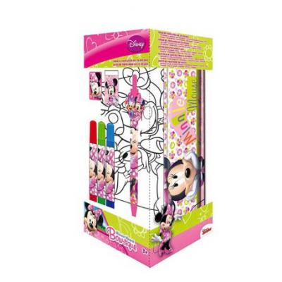 Kit papeterie minnie - 25 pièces disney