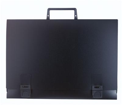 Valisette Exacompta polypropylène noire + Poignée Format raisin (50x70cm)