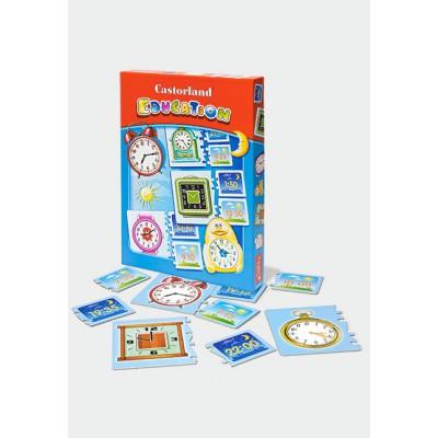 Castorland - Puzzle 21 pièces - Education : Les heures