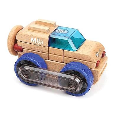Janod - Véhicule de chantier en bois - Transformobile : SUV
