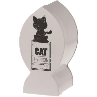 RIVERDALE Boite friandises pour Chat en mtal - 22 x 12 x 11 cm