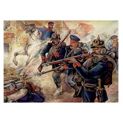 Figurines infanterie de ligne prussienne 1870-1871 icm