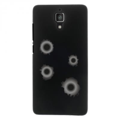 Coque rigide noire pour Xiaomi Mi4 impression Motifs impacts de balle