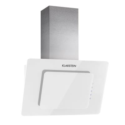 Klarstein Lorea hotte aspirante tête libre tactile 60 cm 280 m³/h - verre blanc