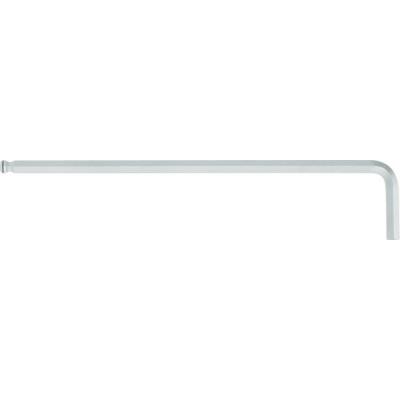 Jeu de clés coudées à 6 pans, à tête sphérique, avec porte-vis, Cote s/plats : 3 mm, Long. des branches 125 x 20 mm