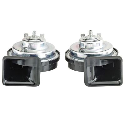 Sumex - Jeu De Claxons Noir 8Amp. 12V 107 Db