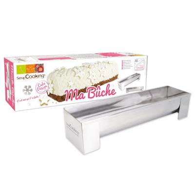 Moule gouttière bûche inox