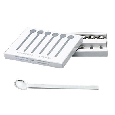 Cuillères Expresso inox par 6