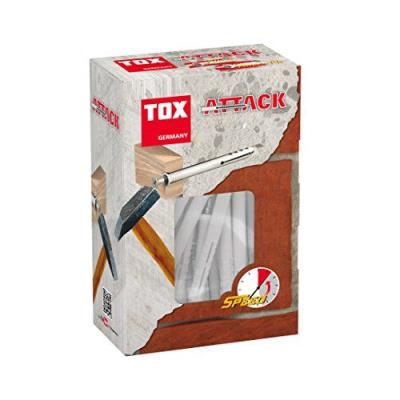 Tox 017102221 Attack Jeu De 50 Chevilles Et Clous 8 X 60 Mm