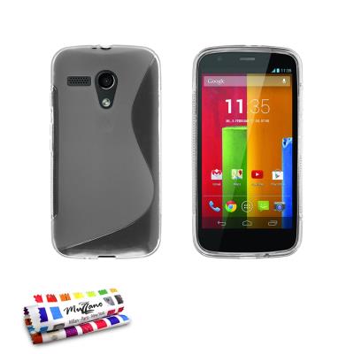 Coque Souple ORIGINALE Ultra Fine Transparent , Le S, Premium de MUZZANO pour MOTOROLA MOTO G X1032