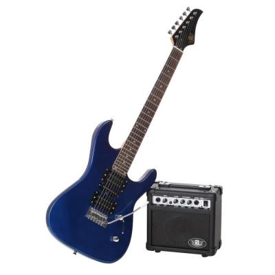 LEGEND Pack Guitare Type Ibanez Bleu