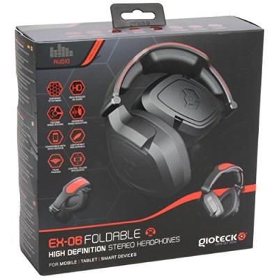 Micro-casque filaire stereo pliable EX-06 pour PS4