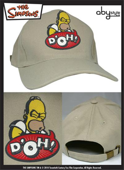 SIMPSONS - Casquette Beige Homer D'oh