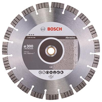 Lame Scie Circulaire Bosch 2608602685 Disque à Tronçonner Diamanté Best For Abrasive 300 X 20,0025,40 X 2,8 X 15 Mm