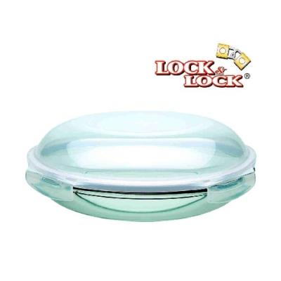 lock&lock llg885 platassiette ronde en verre 24 cm