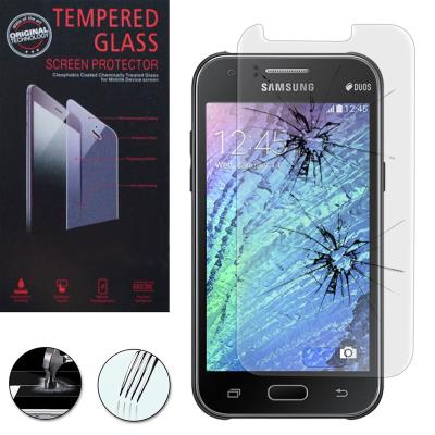 Film Vitre verre Trempé de protection d'écran pour Samsung Galaxy J1/ J1 4G SM-J100F - TRANSPARENT