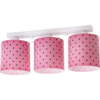 Plafonnier enfant 3 lampes rose - dalber - 42173