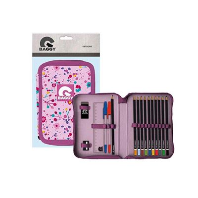 BAGGY trousse plumier fleurs
