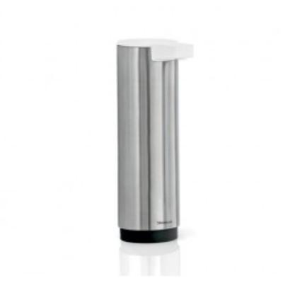 Distributeur de savon design Sento inox brossÃ©/blanc Blomus