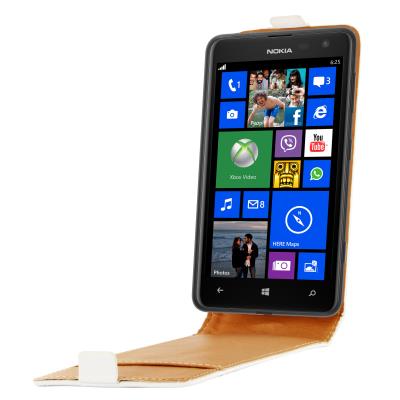 Swiss Charger - Beschermende bedekking voor mobiele telefoon - leer - voor Nokia Lumia 625