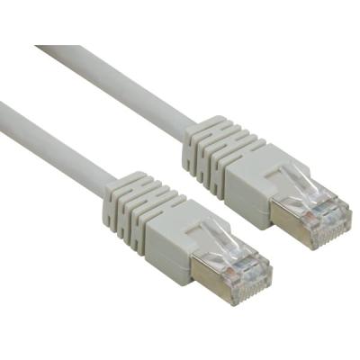 Tcr66ss030i - Câble Réseau Sstp/Pimf - Cat6 - Connecteur 8p8c Mâle Vers Connecteur 8p8c Mâle / Cca / Vrac / Ivoire / 5.0m