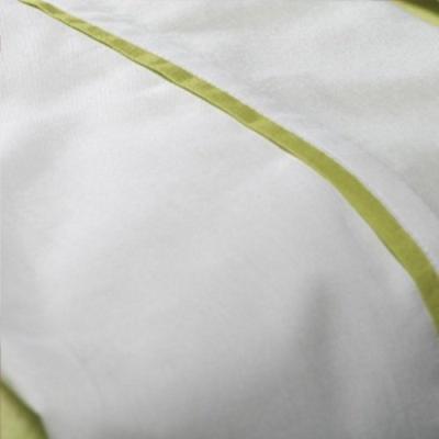 JOLLEIN - 008-511-64496 - DRAP BLANC LISERÉ - CITRON-VERT - 75 X 100 CM