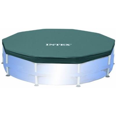 Intex - 58406 - accessoires piscines - bâche de protection pour piscine tubulaire ou gonflable - diamètre 3,05 m