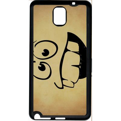 Coque samsung note 3 smiley idiot debile