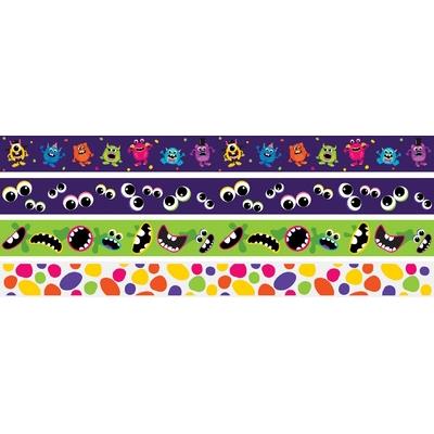 Baier schneider & tapes ruban décoratif monster, en papier, taille du inscriptible (l x l) 1 x 5 m baier & schneider 203584379