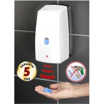 Distributeur de savon automatique par infrarouge Senso-Matic - Blanc