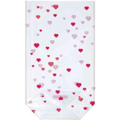 Heyda sachet cellophane coeurs, dimensions:(l)115x(h)190mm 203089240