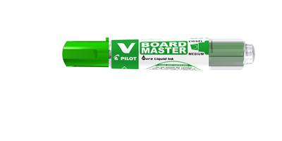 Marqueur tableau Blanc V-Board Master pointe biseautée moyen Vert Pilot