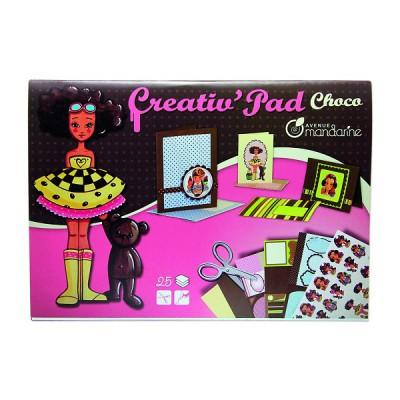 Avenue Mandarine - Carnet créatif - Choco collection : Creativ'pad
